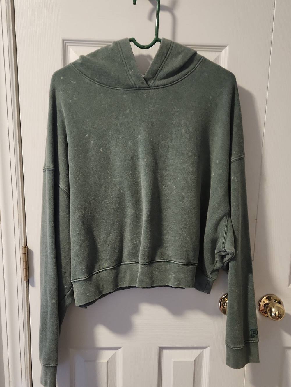 PINK Victoria's Secret Sage Green Hoodie
